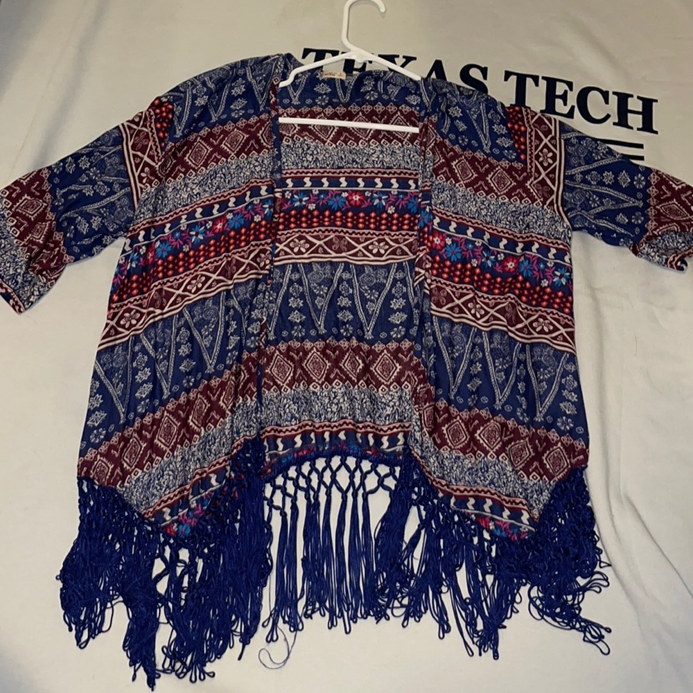 Blue and Red Cover Up